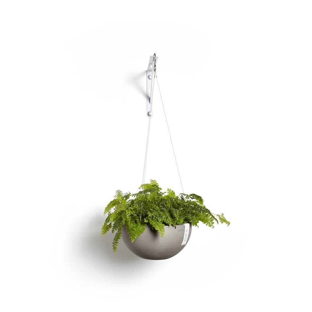 Ecopots - Pot supsendu Brussels 27 Taupe - Ø 26,5 x H. 13 cm - 4,2 L ECOPOTS - Imagen 2