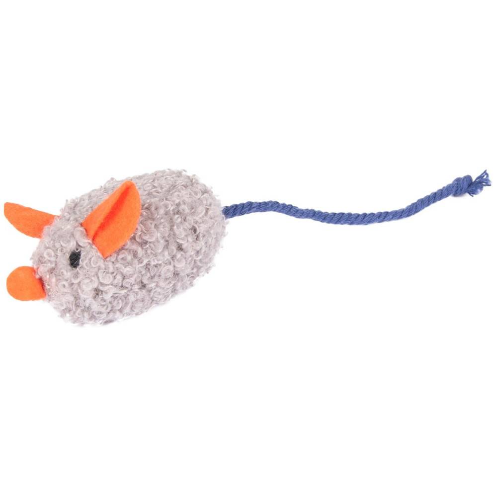 jouet chat lot de 3 souris Floera 14 cm  avec catnip - Imagen 4