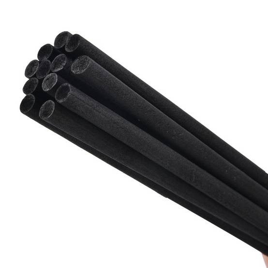 Zen'Arôme Lot de 10 Tiges en Rotin pour Diffuseur par Capillarité - Recharge en Rotin Naturel - Longueur 23cm de Couleur Noire - Image 3