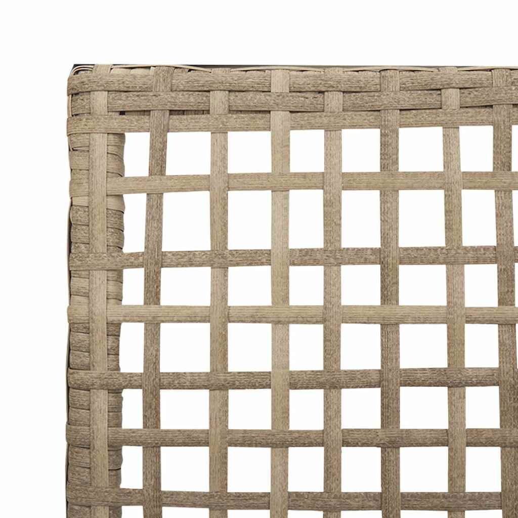 Prolenta Premium - Chaises de jardin rotin beige 55 x 53 x 85 cm - Prolenta premium p378.4 - Image 6
