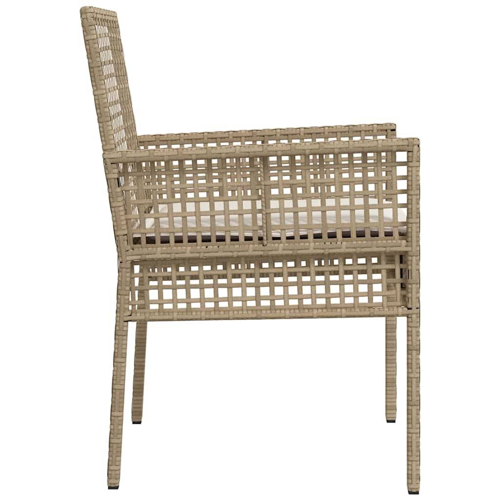 Prolenta Premium - Chaises de jardin rotin beige 55 x 53 x 85 cm - Prolenta premium p378.4 - Image 4