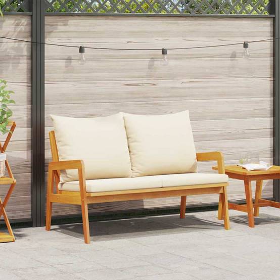 Banc de jardin | Banquette De Jardin | Banc Extérieur Huile Naturelle Bois d'Acacia Massif Maison Chic - Image 2