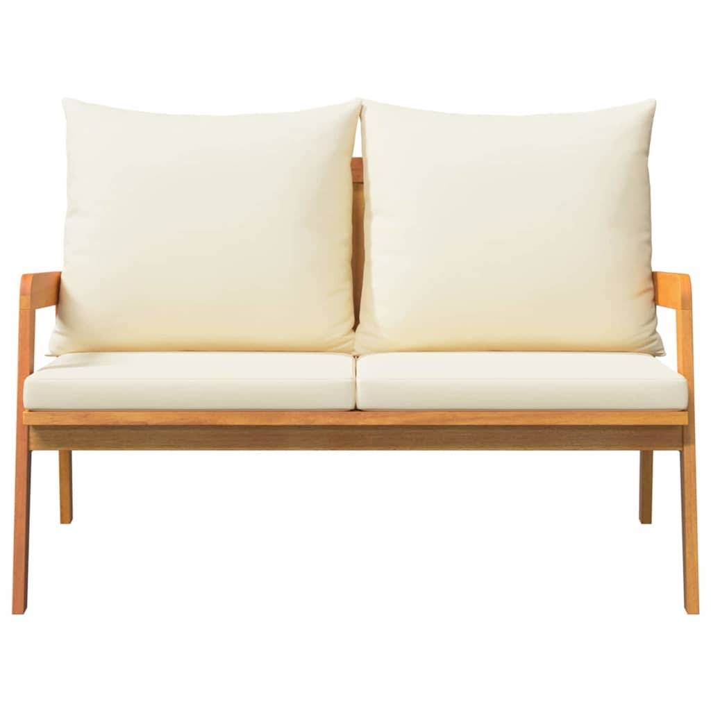 Banc de jardin | Banquette De Jardin | Banc Extérieur Huile Naturelle Bois d'Acacia Massif Maison Chic - Image 5