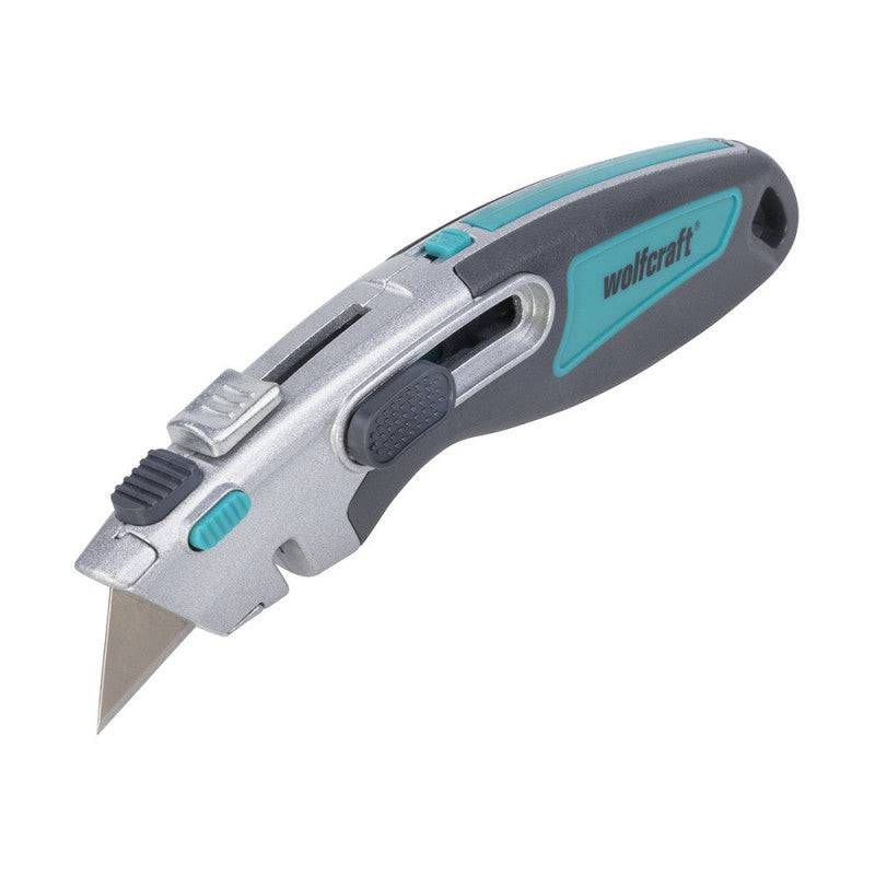 Wolfcraft - Cutter sécurité 2 en 1 WOLFCRAFT 4106000 lame trapèze Wolfcraft - Imagen 1