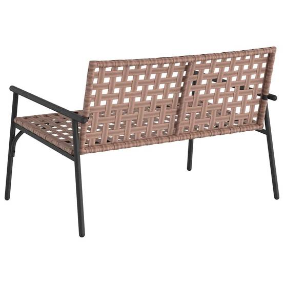 Maison Chic - Chaise De Jardin - Fauteuil De Jardin Noir 113 x 79 x 75cm polyrotin - Image 6