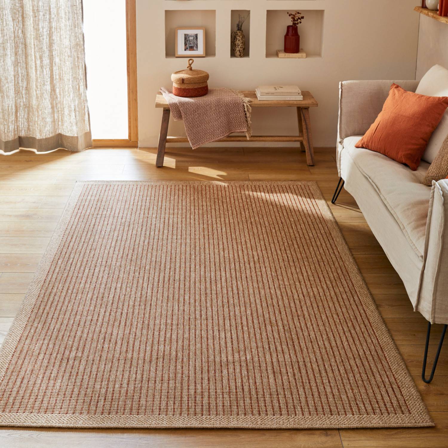 Autre - Tapis intérieur et extérieur naturel 120x170cm - Imagen 2