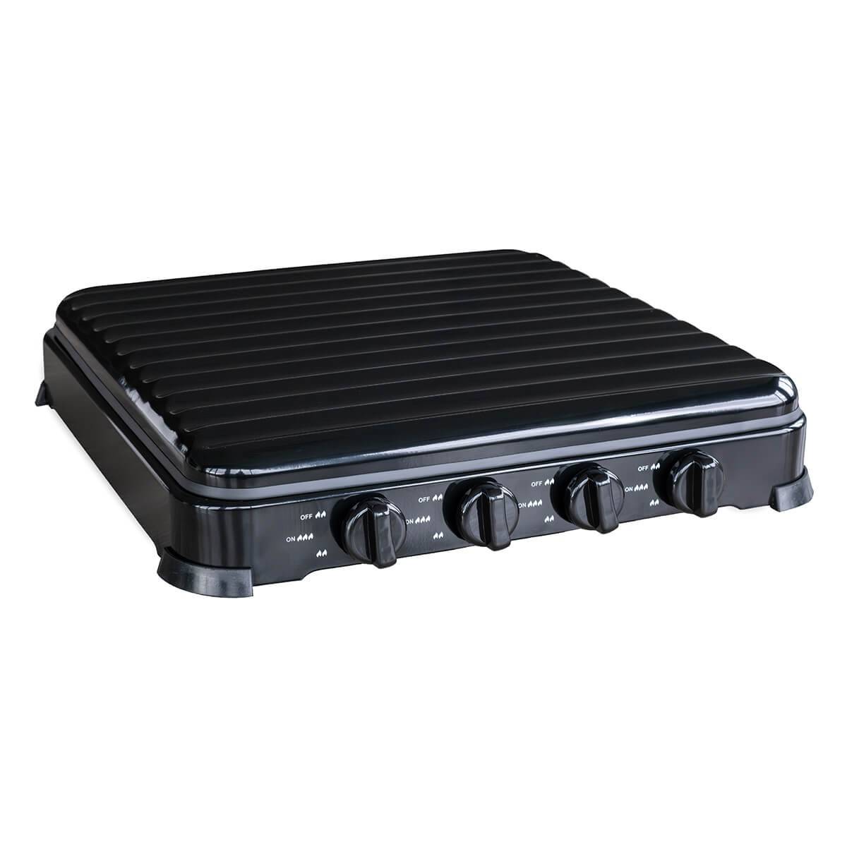 Intec - Plaque de cuisson gaz 4 feux 8800W Table de cuisson portable + Tuyau gaz Butane/Propane Bruleurs inox INTEC - Imagen 4