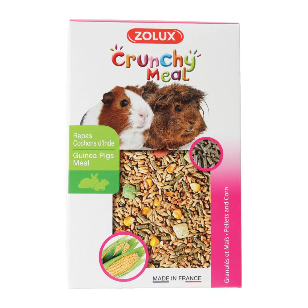 Zolux - Aliment pour cochons d'Inde Crunchy meal 800 gr (Lot de 3) - Imagen 3