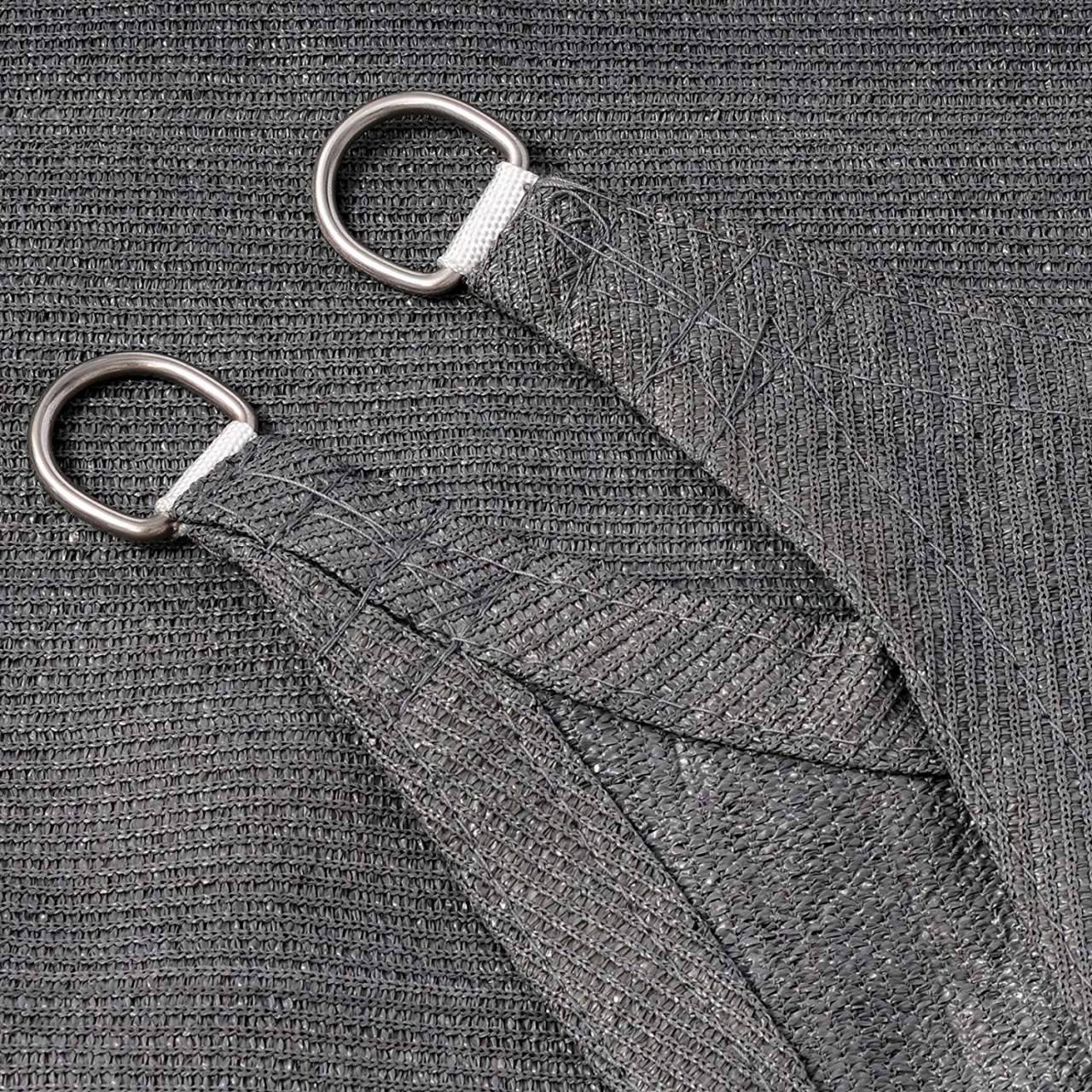 Helloshop26 - Voile d'ombrage pour jardin extérieur patio yard party bloc UV, 2x3m gris - Imagen 4