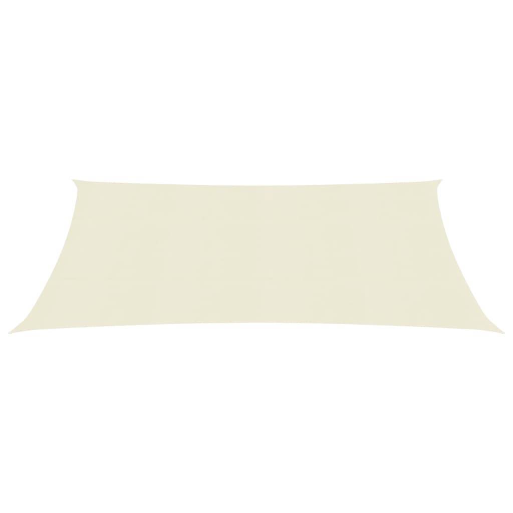 Helloshop26 - Voile toile d'ombrage parasol 160 g/m² 3 x 4 m PEHD crème - Imagen 2