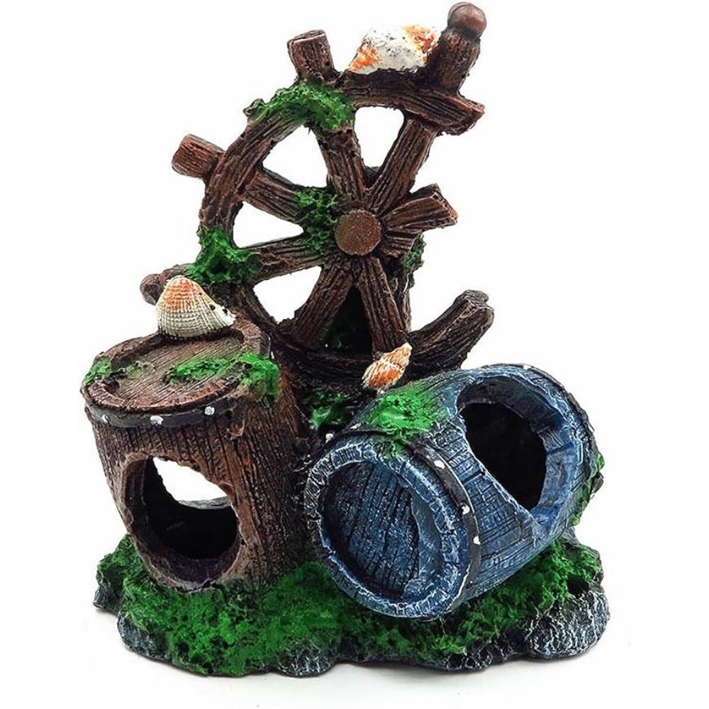 Ornement Aquarium Barrel Cave 1 PCS - Image 1