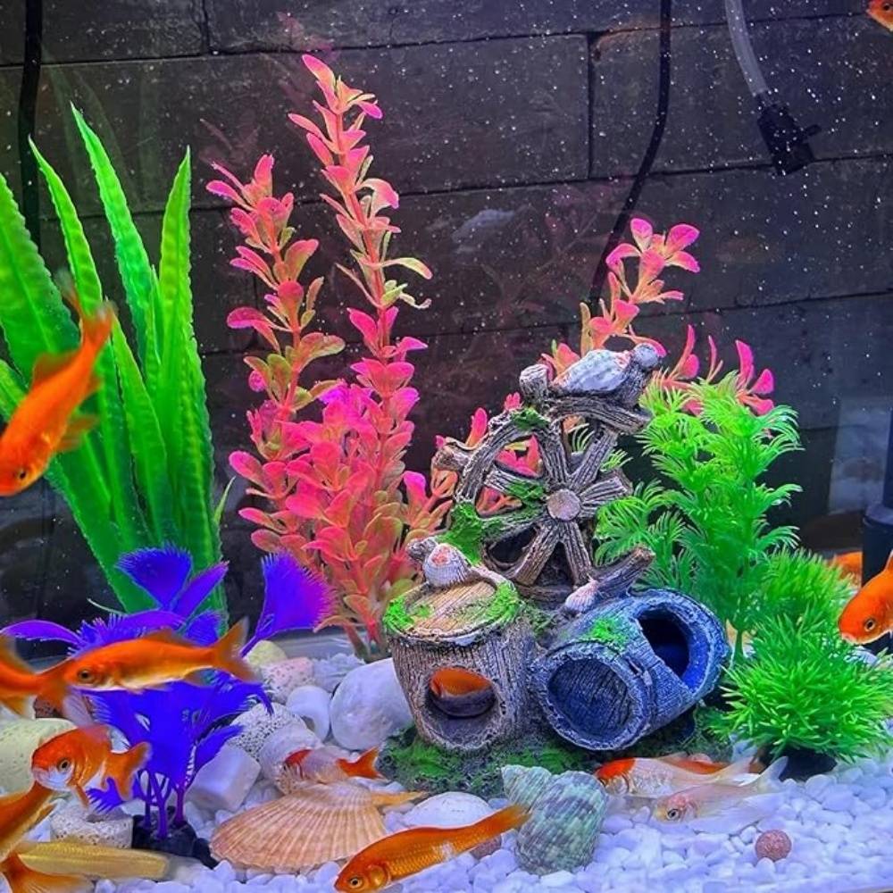 Ornement Aquarium Barrel Cave 1 PCS - Image 3