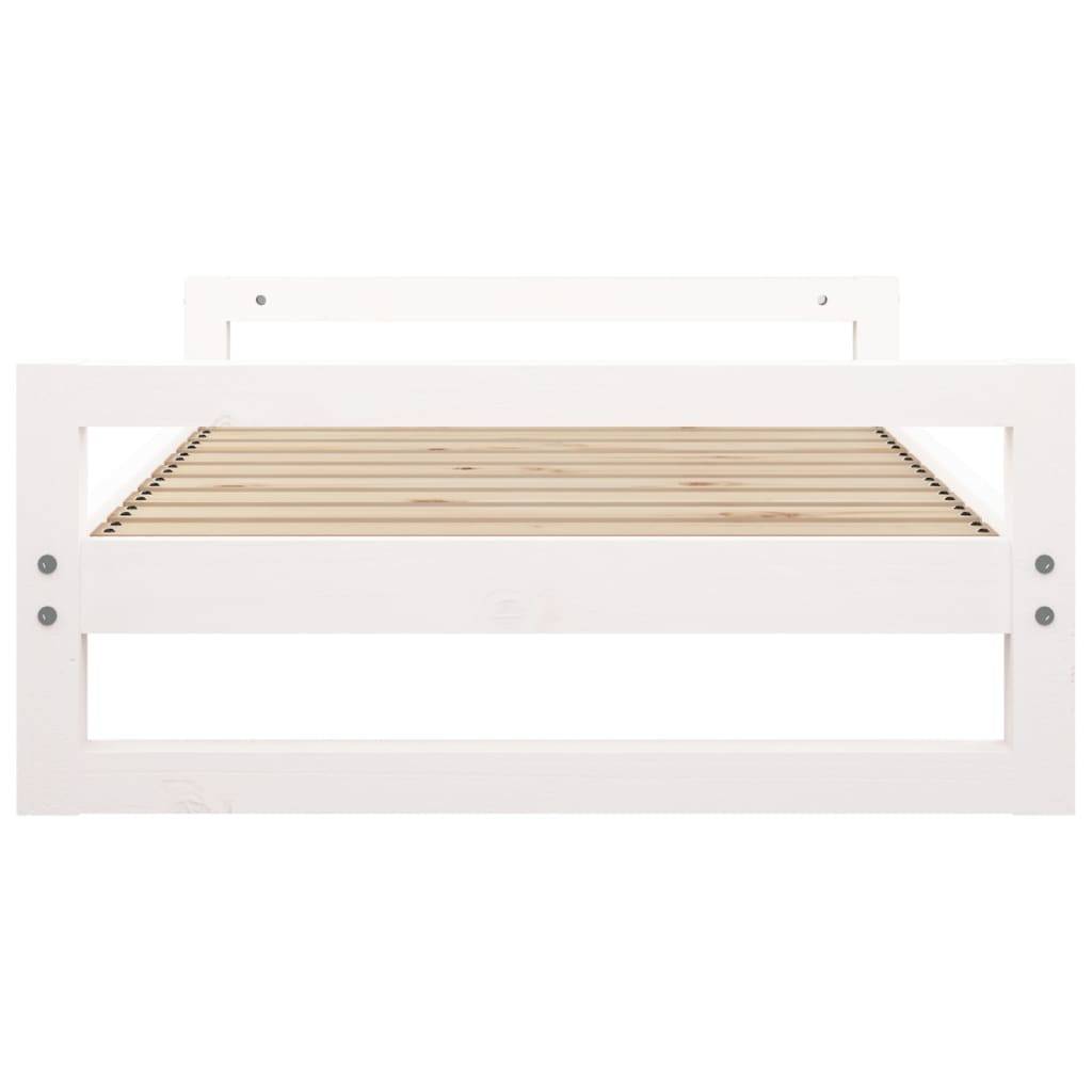 Vidaxl - Lit pour chien Blanc 95,5x65,5x28 cm Bois de pin solide vidaXL 821483 - Imagen 7