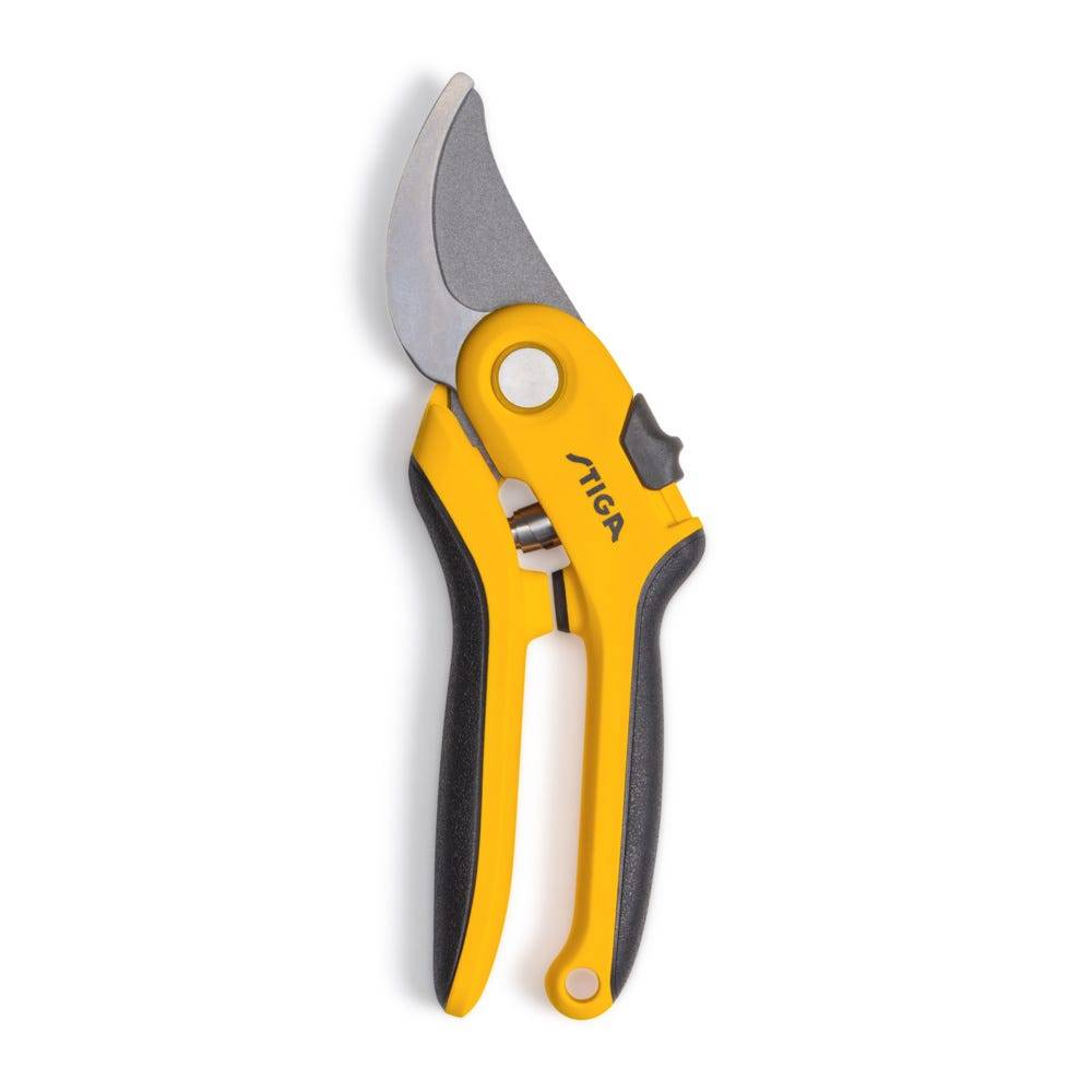 Stiga - Sécateur Bypass pour bois frais, Lame acier carbone antiadhésive, capacité 24 mm, coupe nette et poignée ergonomique - STIGA - Image 1