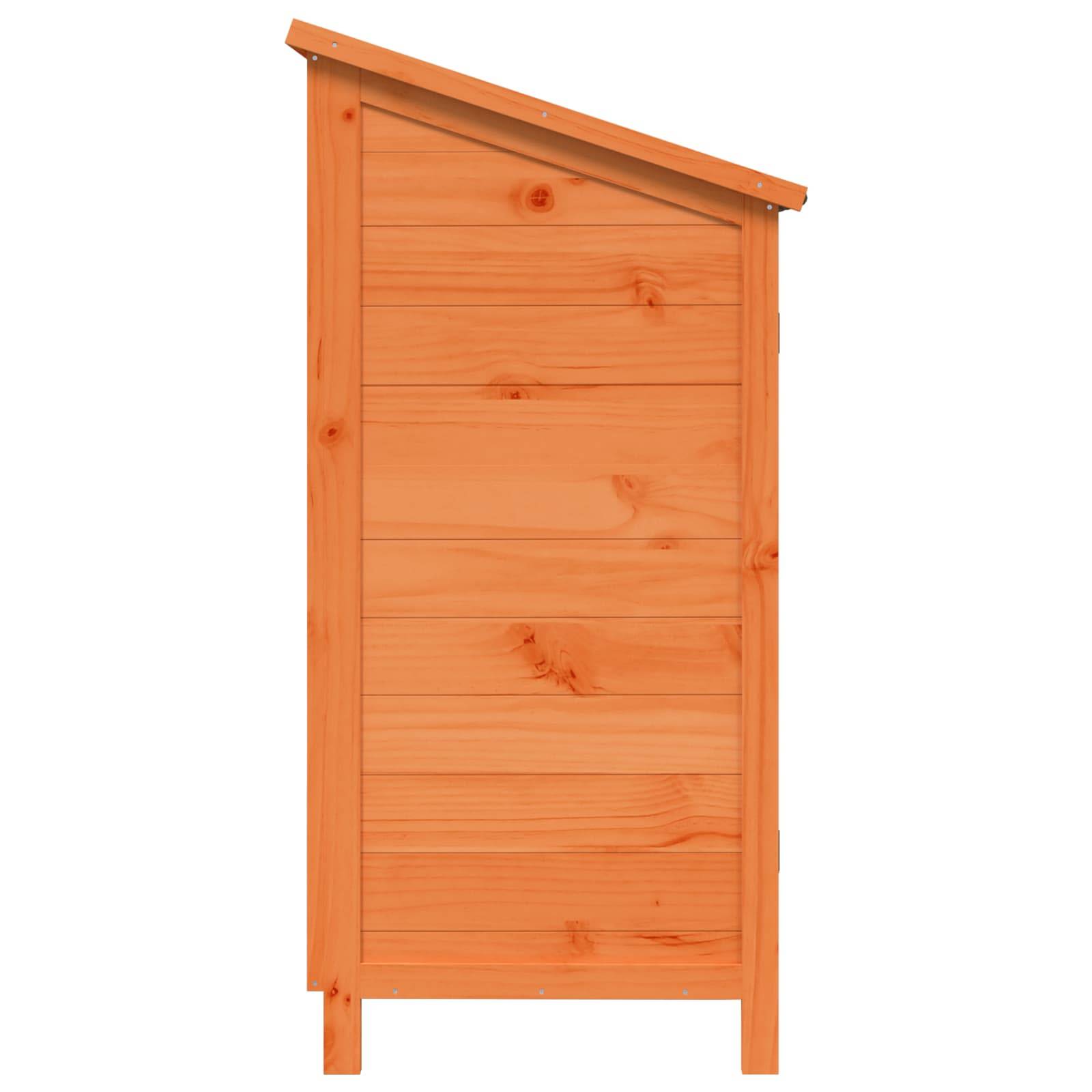 Vidaxl - Abri de jardin Marron 59,5 x 56 x 113,5 cm Bois de Sapin Massif vidaXL 42033455 - Image 7