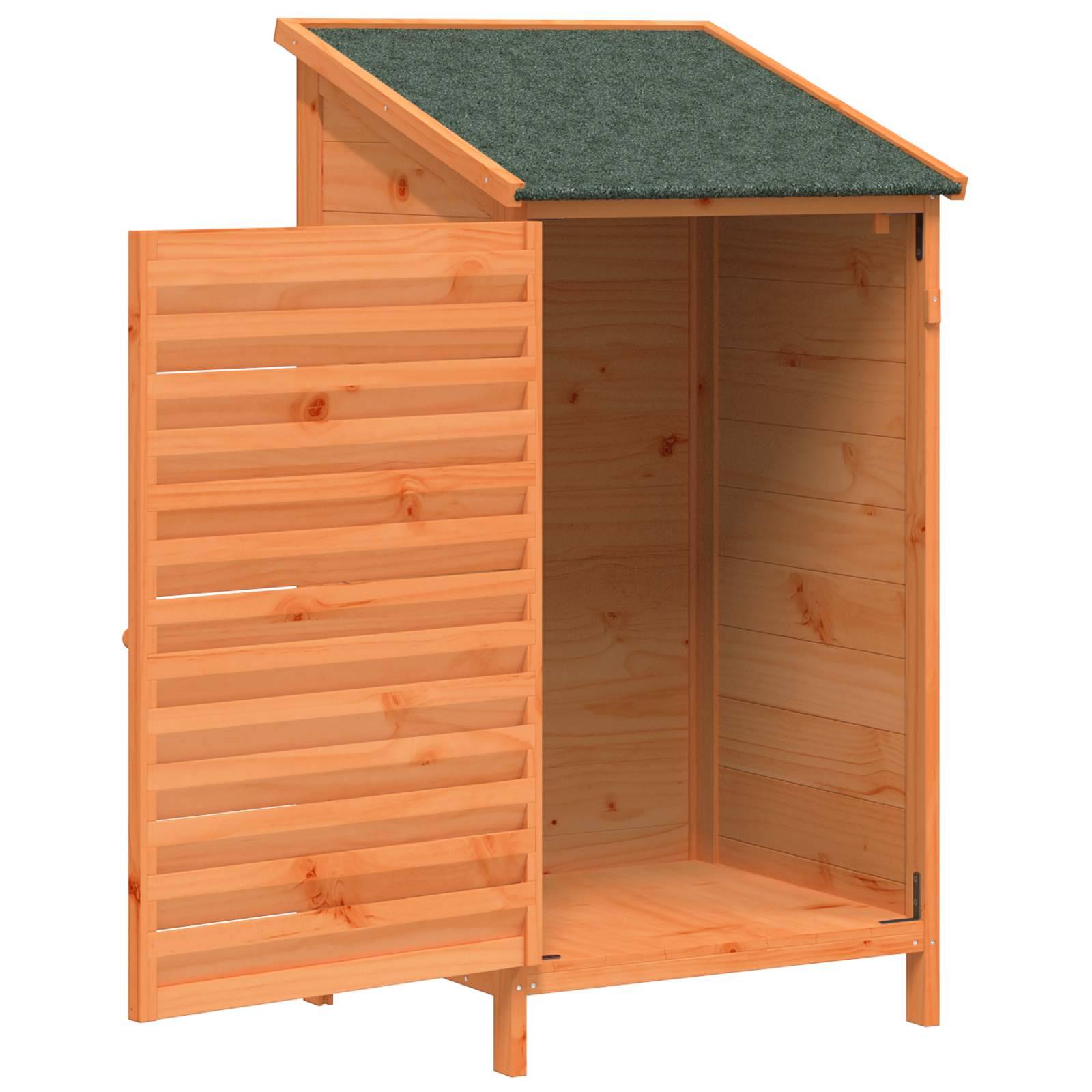 Vidaxl - Abri de jardin Marron 59,5 x 56 x 113,5 cm Bois de Sapin Massif vidaXL 42033455 - Image 5