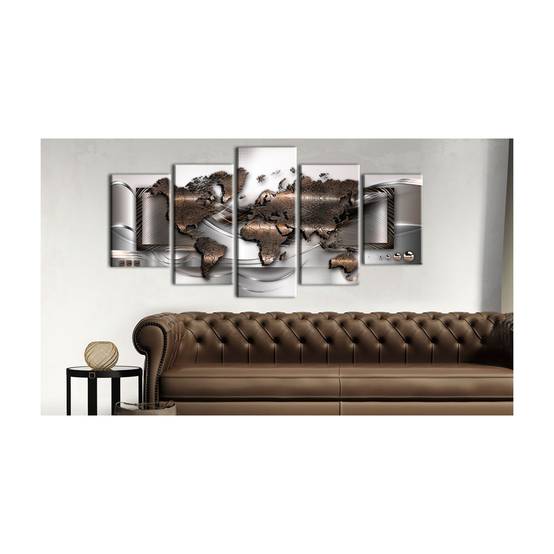 Tableau Imprimé "Pearl Map" 100 x 200 cm - Image 2