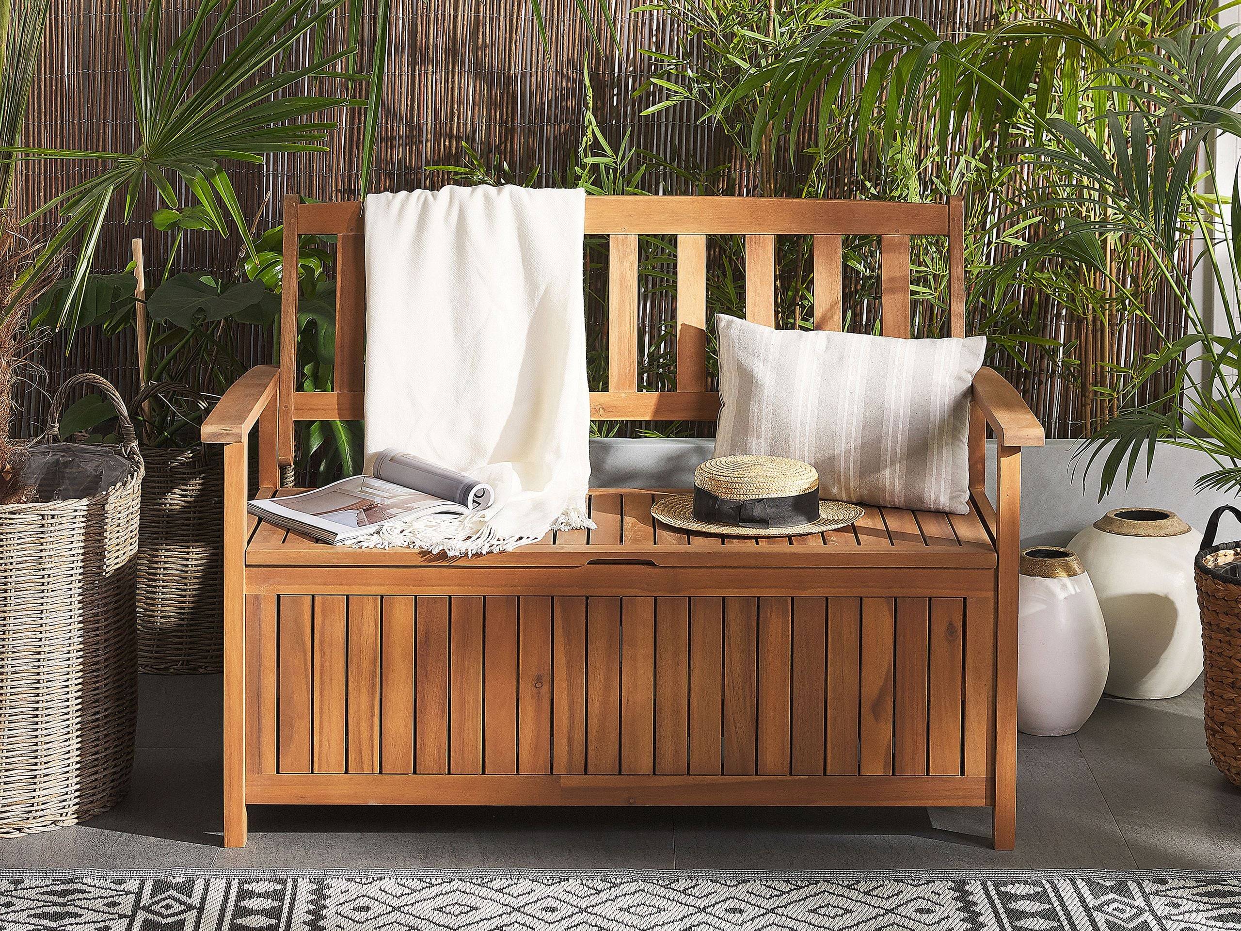 Beliani - Banc, 2 Personnes Acacia Marron SOVANA - Beliani - Imagen 1