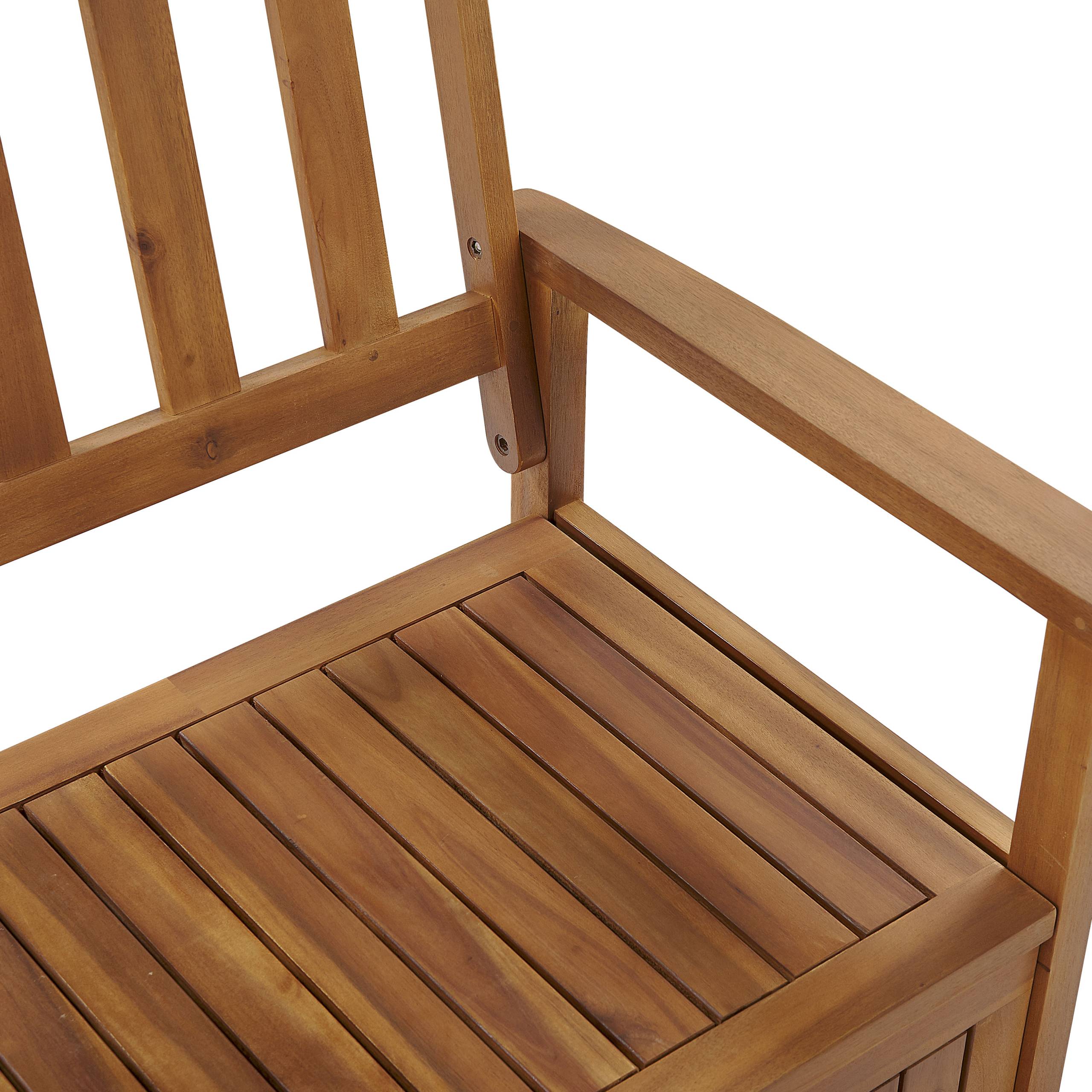 Beliani - Banc, 2 Personnes Acacia Marron SOVANA - Beliani - Imagen 7