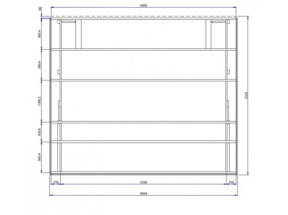Carport Bois PALERME 2 Voitures - 510 x 603 - Abri pour Voitures - Bois des Regions Nordiques - Pin Traité Autoclave - Imagen 2