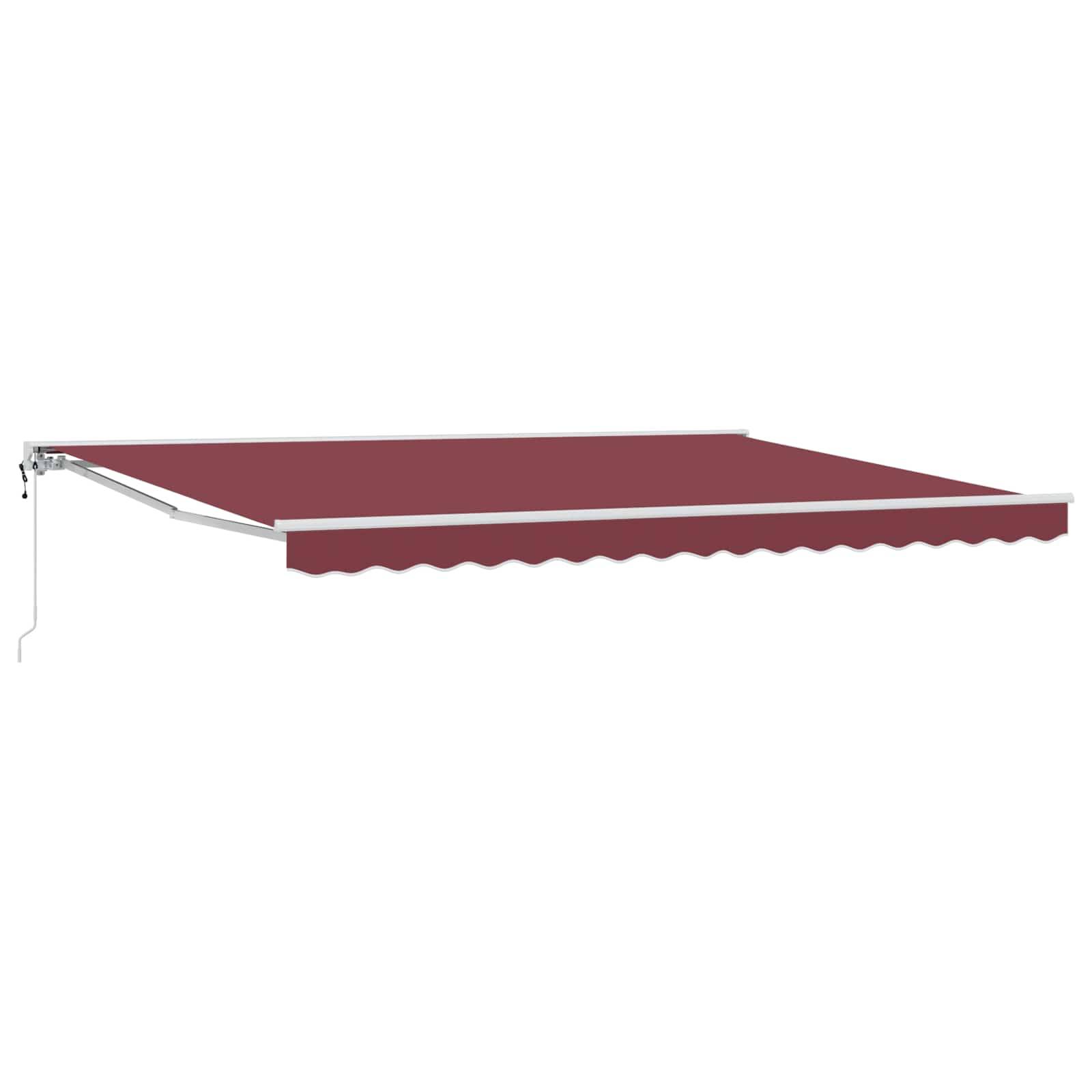 PANGIVO - Store rétractable électrique Polyester Bordeaux 4,5 × 3 m, 3421033 - PANGIVO - Image 1