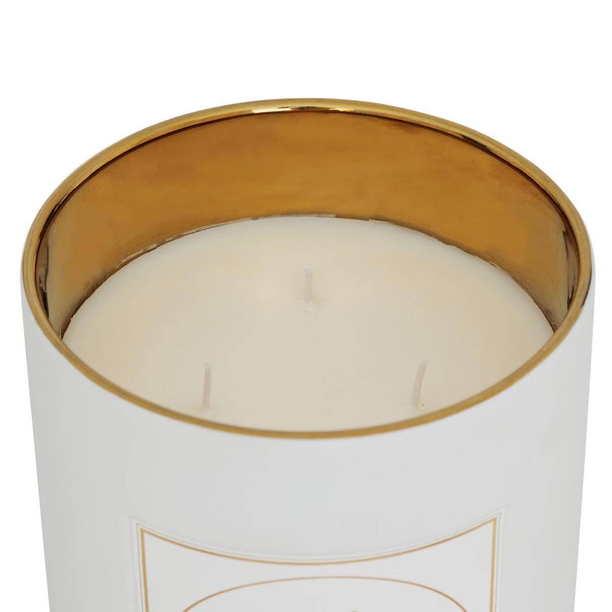 Bougie Parfumée en Céramique "Lucia" 250g Santal & Rose - Imagen 2