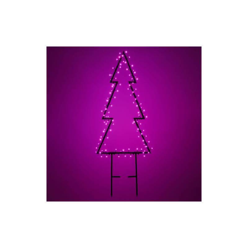 Lotti - Sapin lumineux à planter H105cm 110 Led RGB 48 effets Wonder télécommande Lotti - Imagen 6