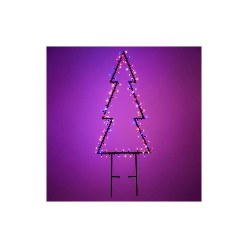 Lotti - Sapin lumineux à planter H105cm 110 Led RGB 48 effets Wonder télécommande Lotti - Imagen 4