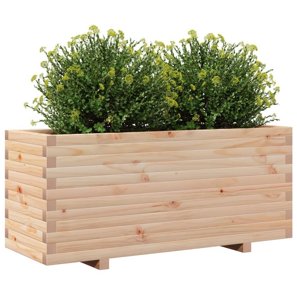Maison Chic - Jardinière, Bac à fleurs, Pot de fleurs 110x40x49,5 cm bois de pin massif - Imagen 4