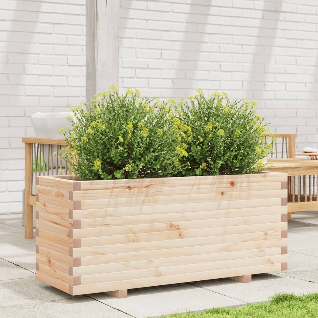 Maison Chic - Jardinière, Bac à fleurs, Pot de fleurs 110x40x49,5 cm bois de pin massif - Imagen 3
