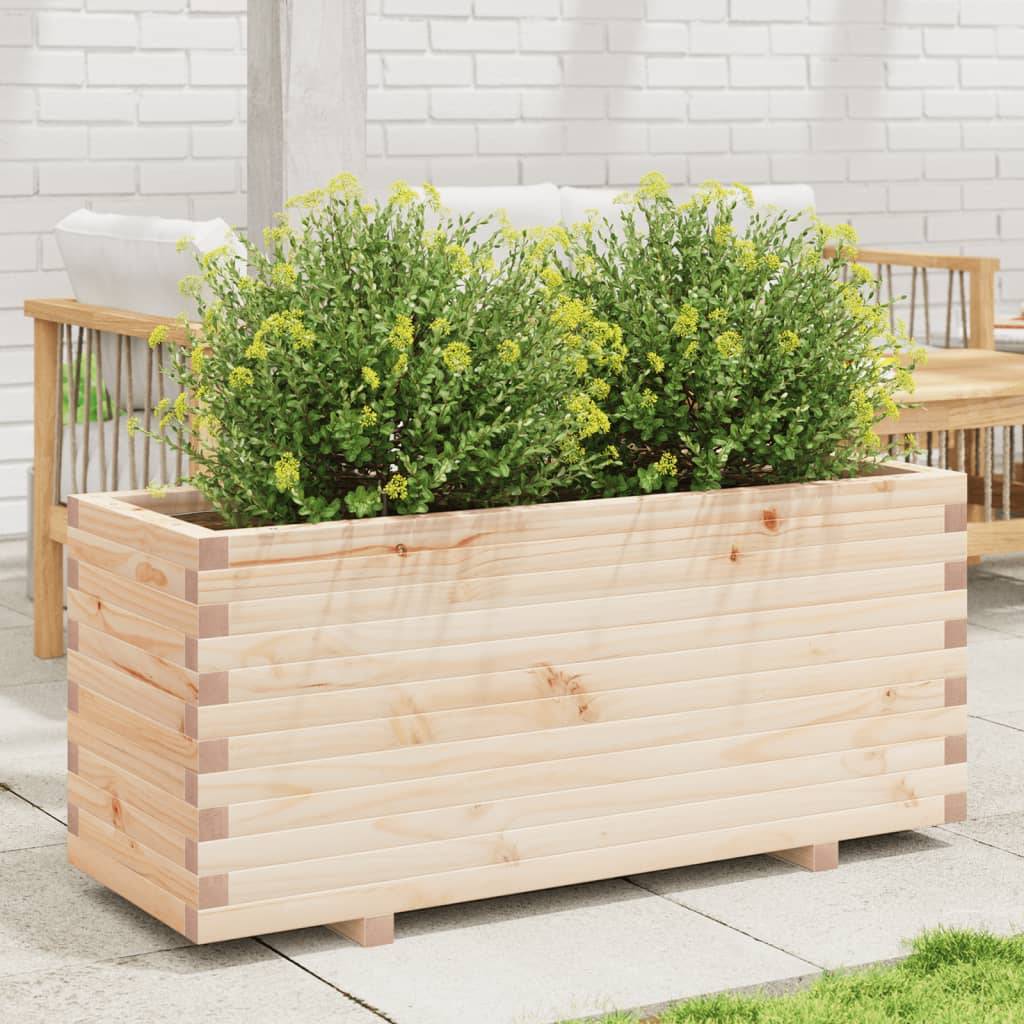 Maison Chic - Jardinière, Bac à fleurs, Pot de fleurs 110x40x49,5 cm bois de pin massif - Imagen 2