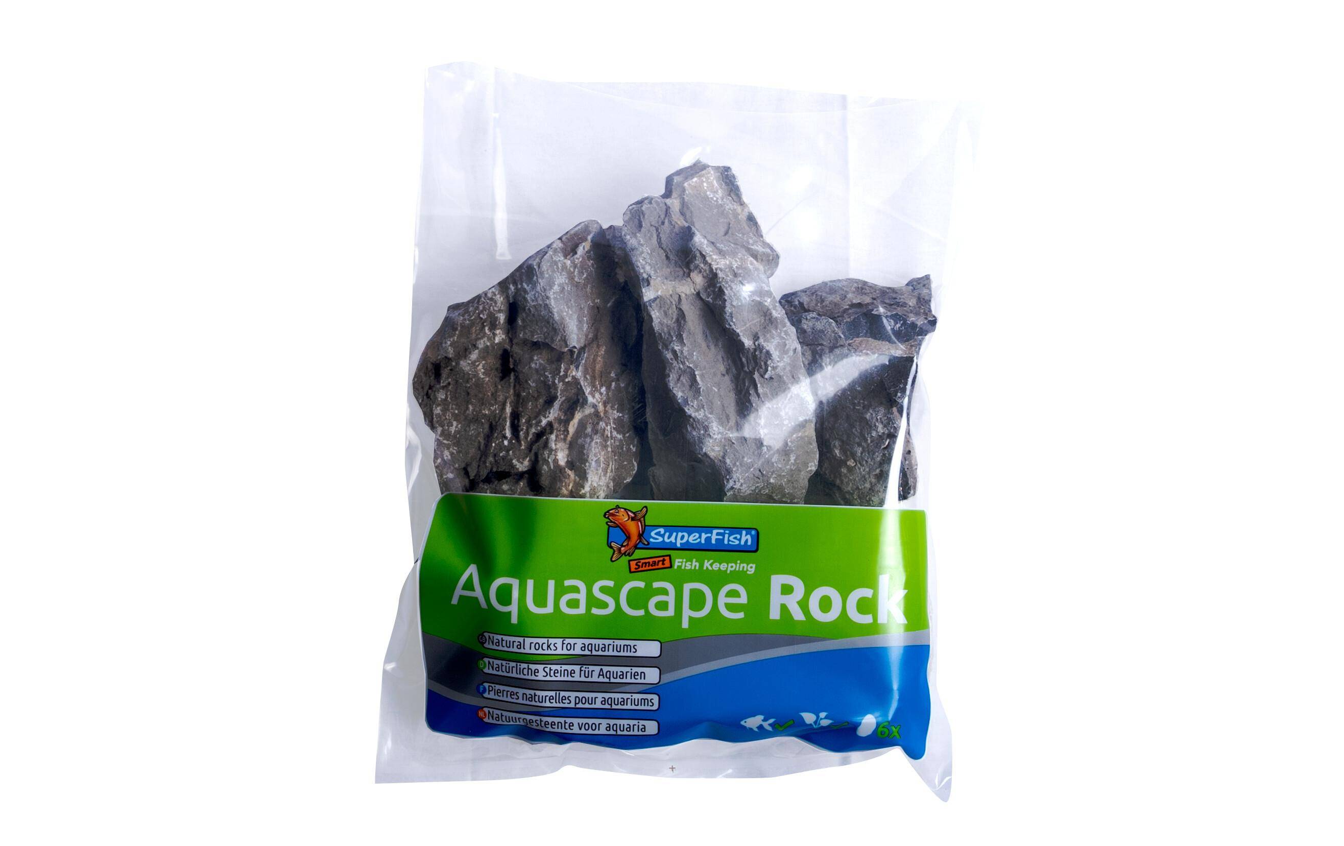 Superfish - Roche de montagne Aquascape naturelle grise 5 kg - SUPERFISH