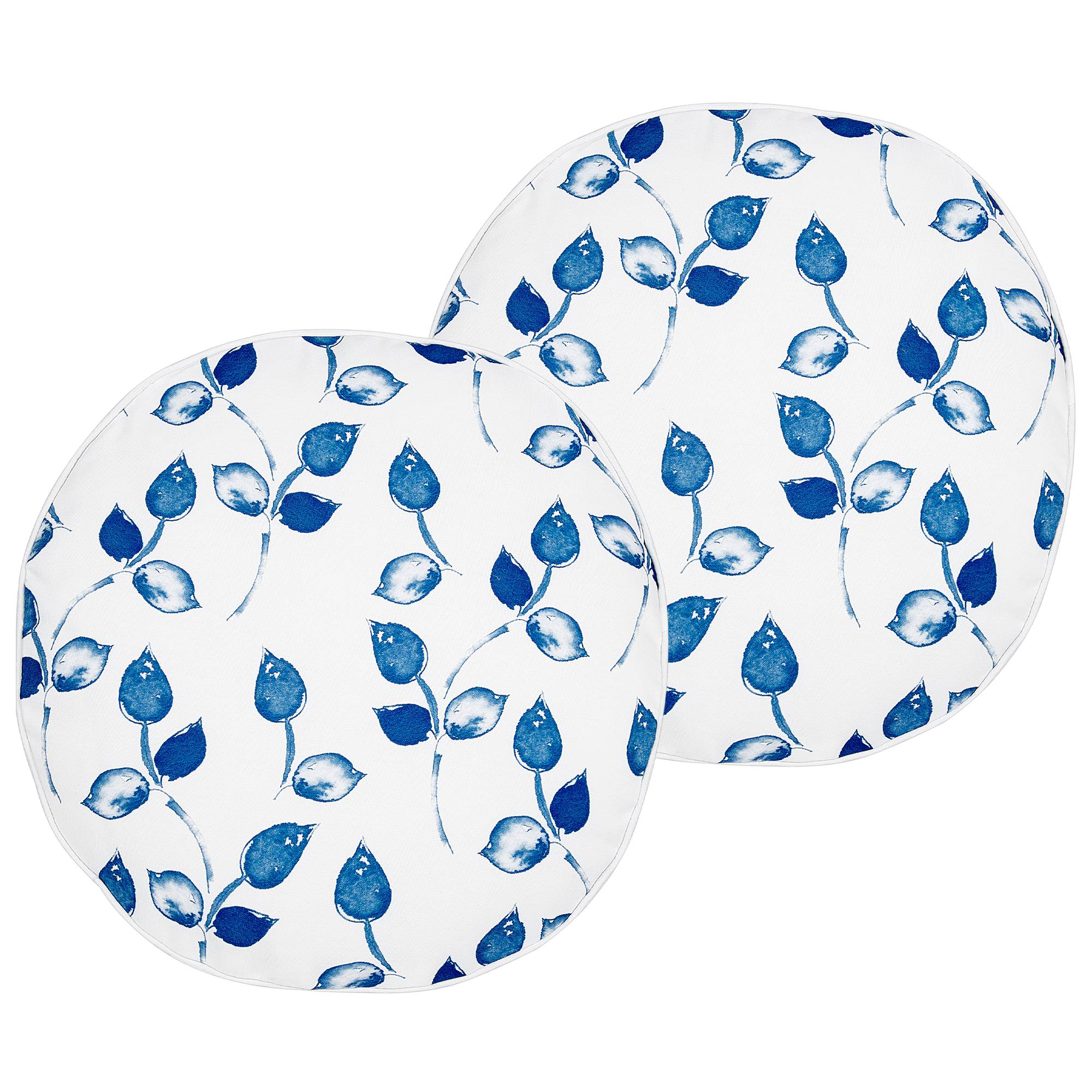 Beliani - Coussin d'extérieur Polyester Blanc TORBORA - Beliani - Imagen 2