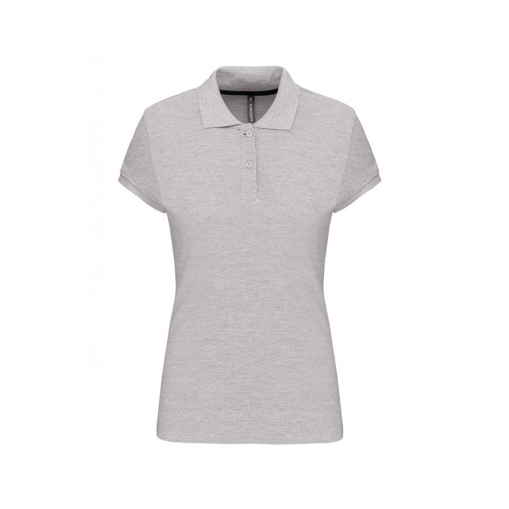 Polo de travail femme Kariban 100% coton Gris M - Image 1