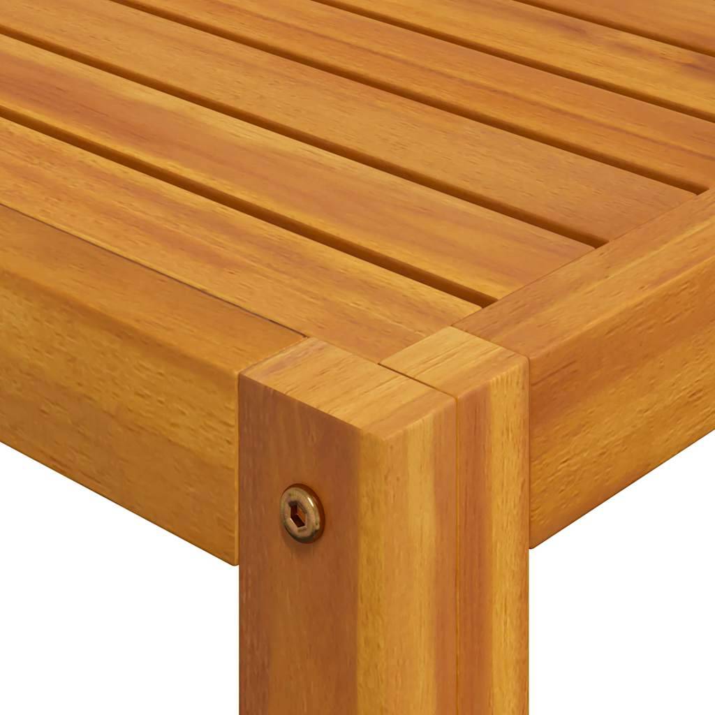 ComfortXL - Petit salon de jardin 2 pièces Bois d'Acacia Massif pour Balcon et Terrasse Blanc Cassé – ComfortXL Outdoor Living - Image 6