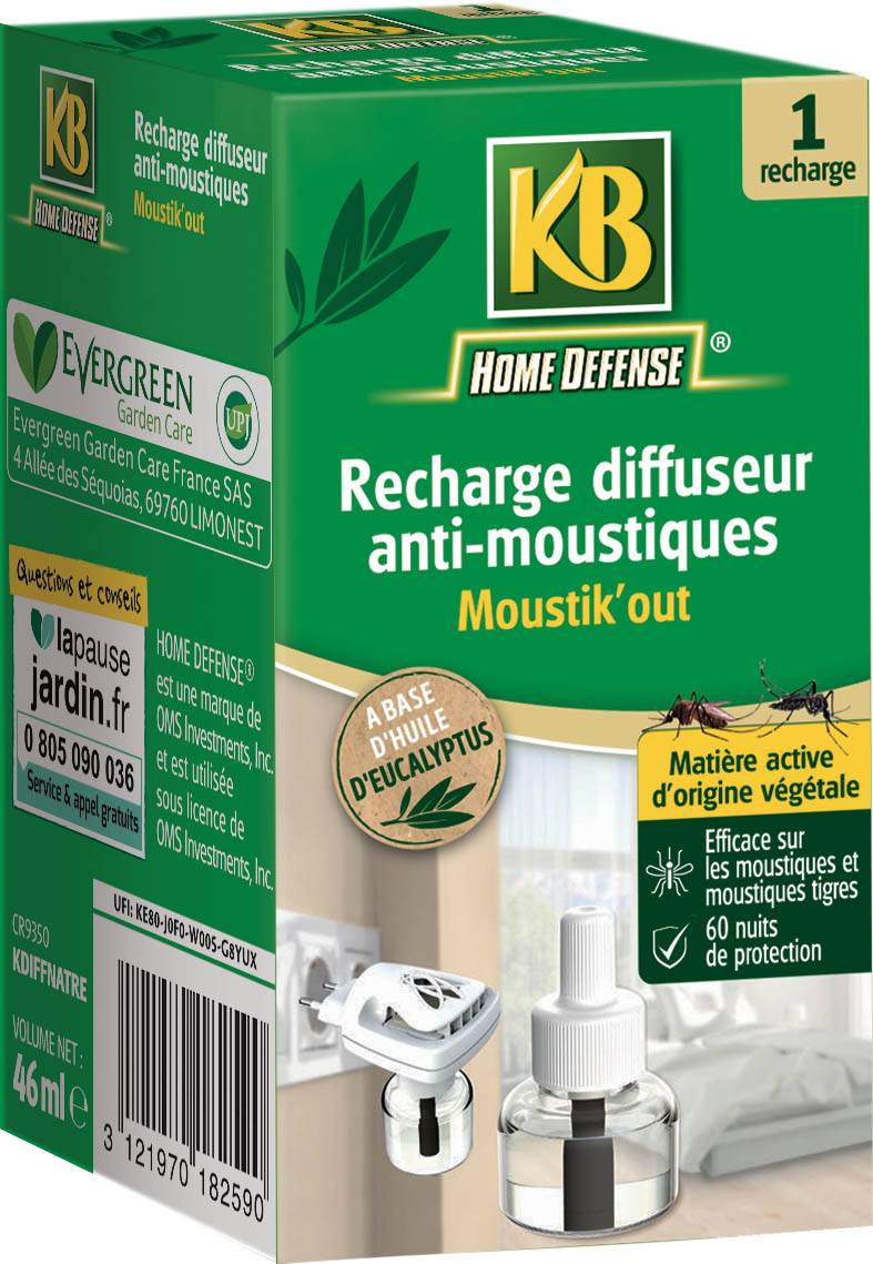 KB Home Defense - Recharge prise moustique