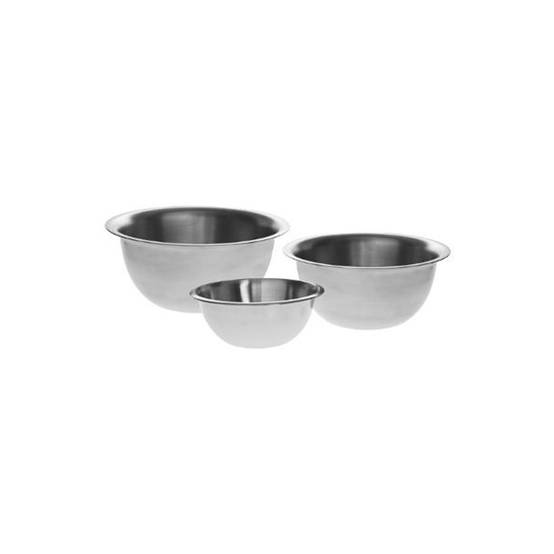 Lot de 3 Bols à Mixer Inox "Bowl" 26cm Argent - Image 1