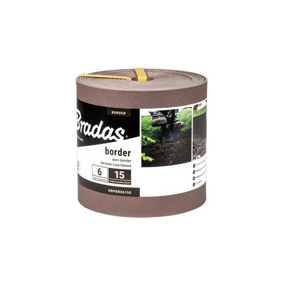 Bordure de jardin marron BORDER Longueur 6M Hauteur 150mm