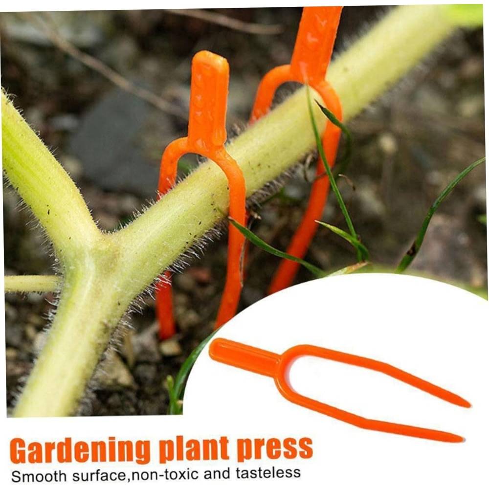 Fixation plantes-Clips de fixation pour plantes 100 pièces - Support réutilisable pour fraises et melons - Résistants aux UV - Living123 - Image 3