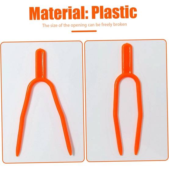 Fixation plantes-Clips de fixation pour plantes 100 pièces - Support réutilisable pour fraises et melons - Résistants aux UV - Living123 - Image 7