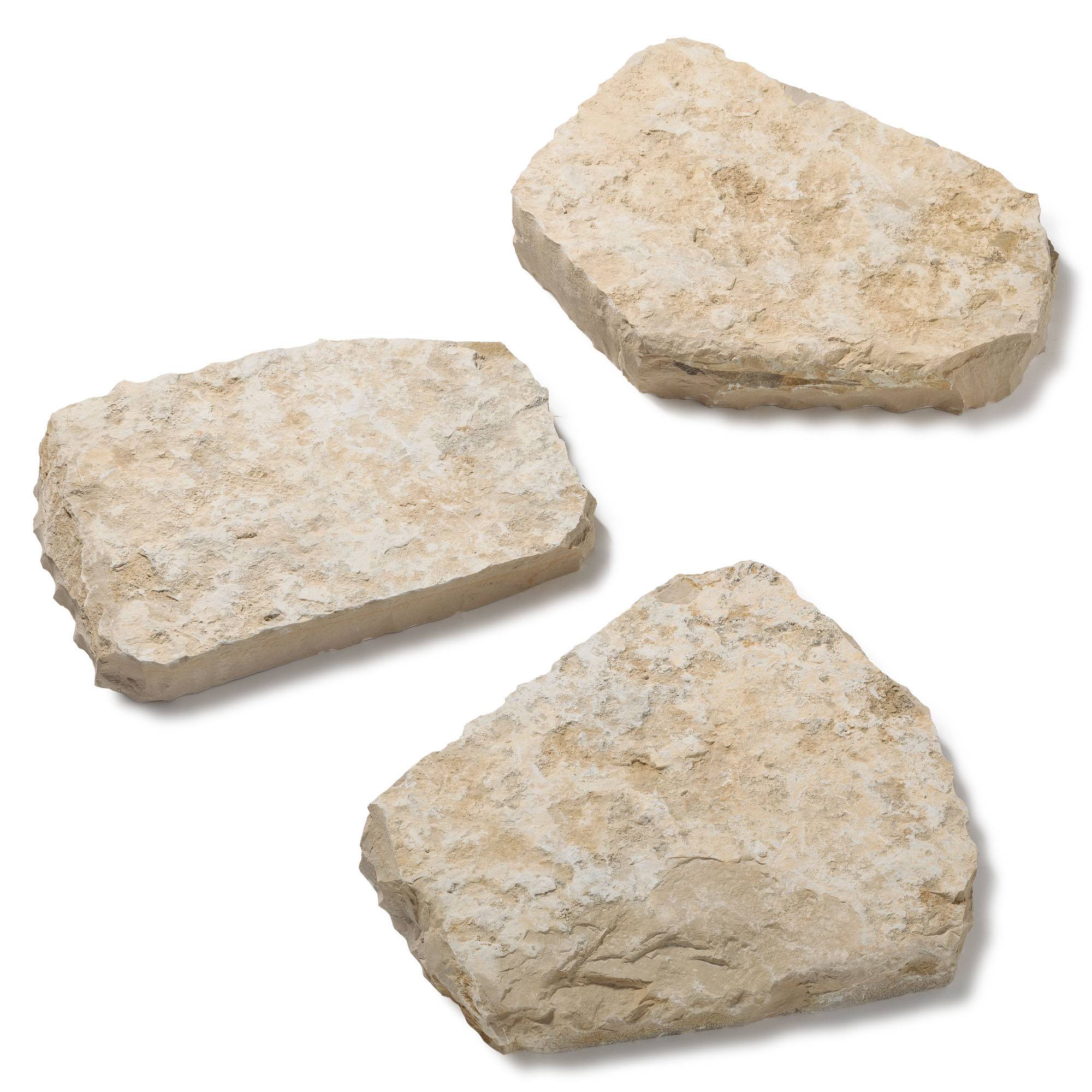 RO'MA Nature - Pas japonais Irrégulier Pierre de Bourgogne Pierre de Molay Beige 35-55x6 cm (à l'unité) - RO'MA NATURE - Image 2