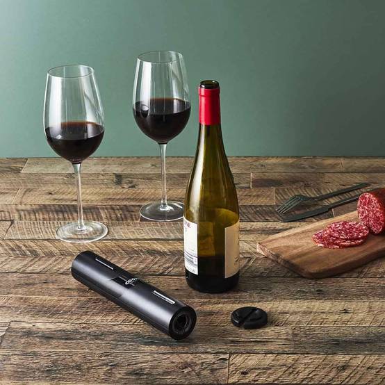 Cook Concept - Ouvre Bouteille Électrique "Rapide" 23cm Noir - Image 3