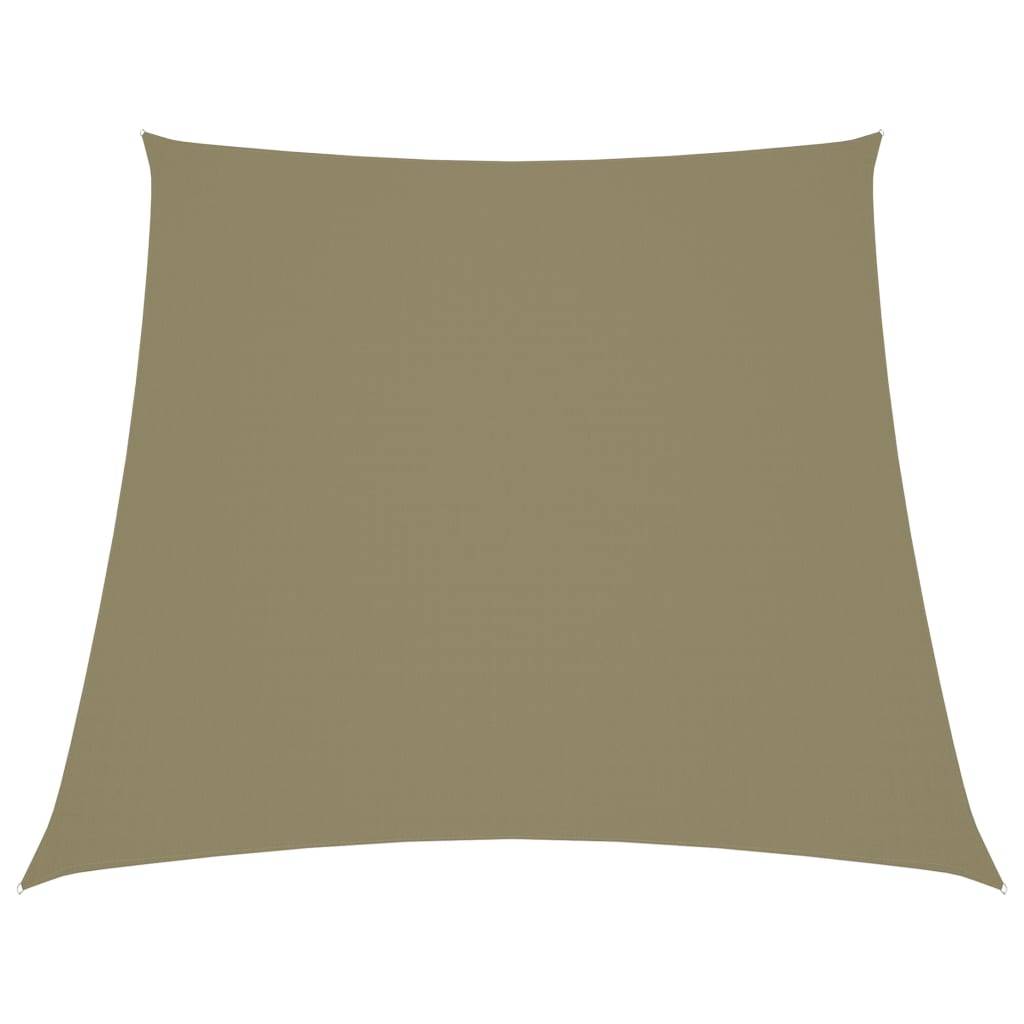 Helloshop26 - Voile d'ombrage parasol tissu oxford trapèze 3/4 x 3 m beige - Imagen 1