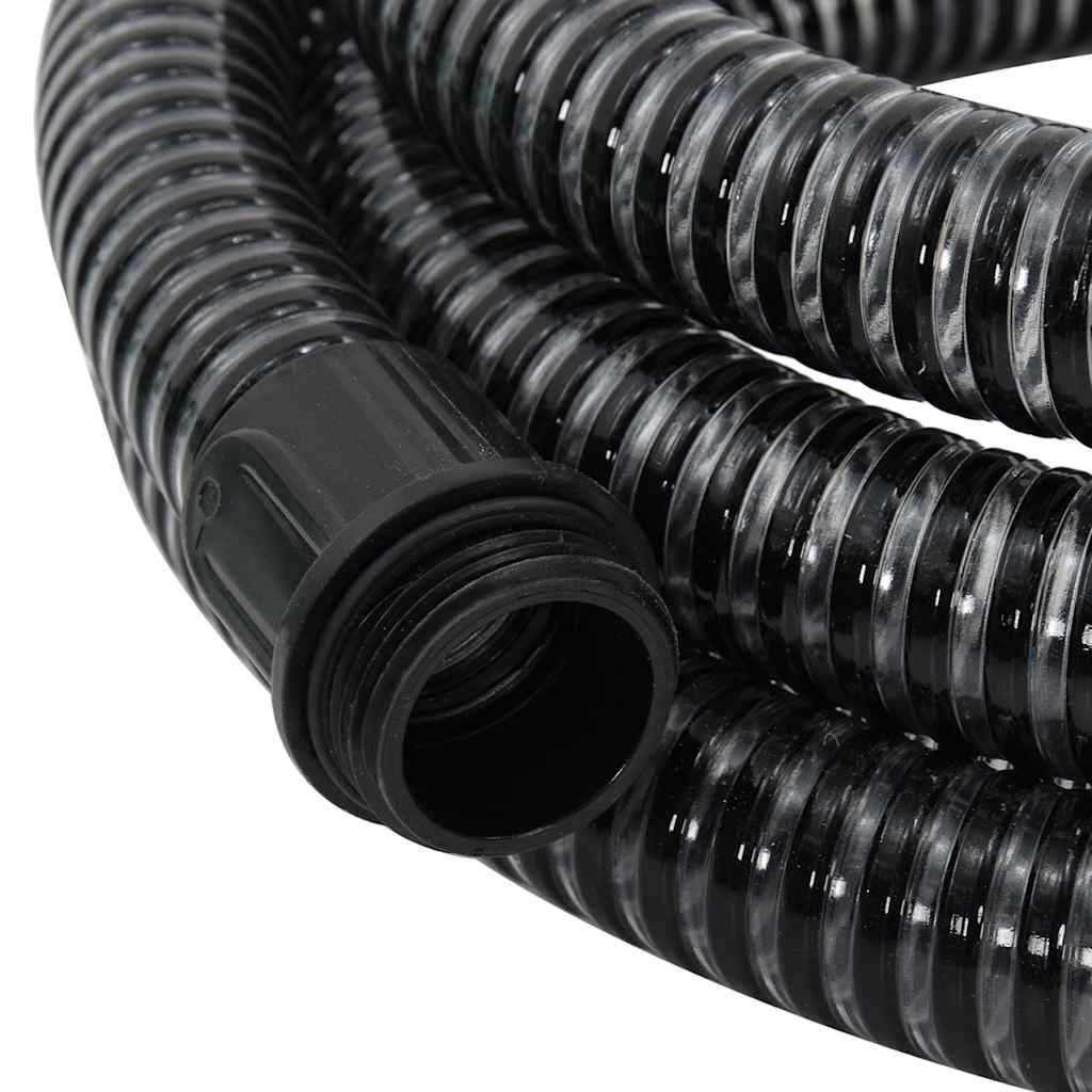 Vidaxl - Tuyau d'aspiration avec raccords en laiton noir 1,1" 3 m PVC vidaXL 151054 - Image 5