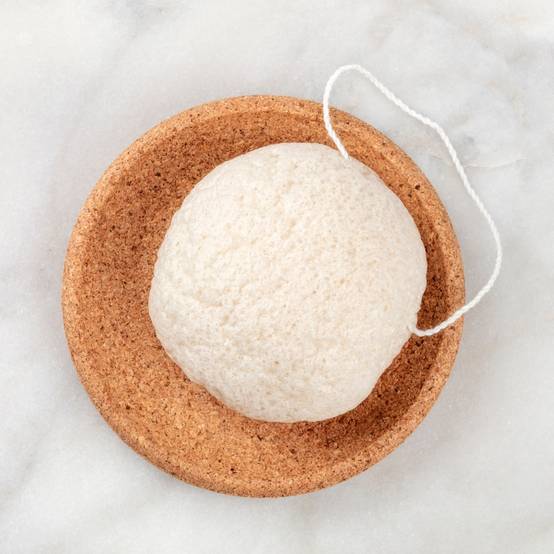 Sun&Sia - Éponge Konjac 100% Naturelle – Nettoie en Profondeur et en Douceur - Soin et Routine Beauté Naturel - Tous Types de Peau - Image 1