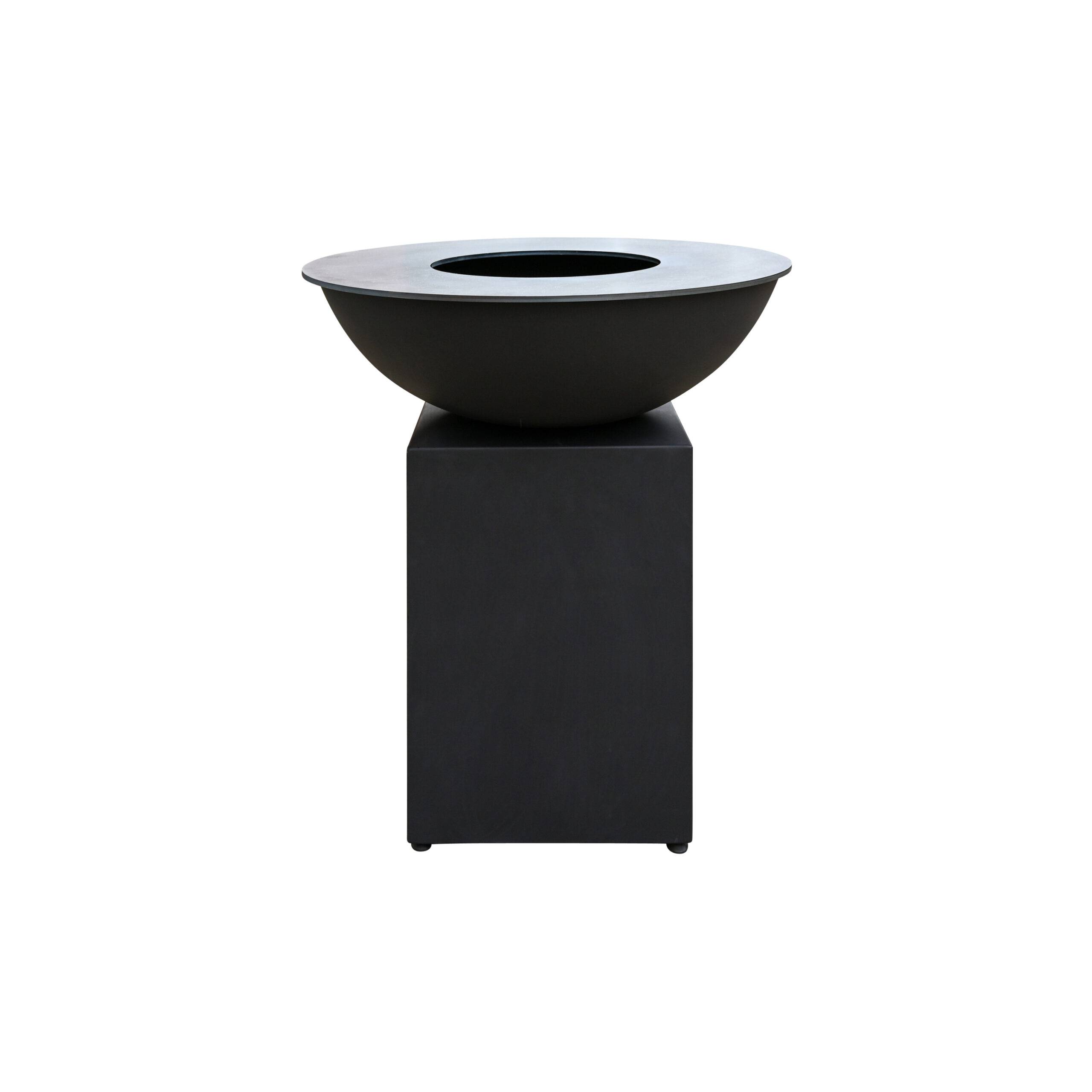 Quoco - Brasero Piatto Large Noir Ø94 + Grille + Spatule + Housse - Imagen 5