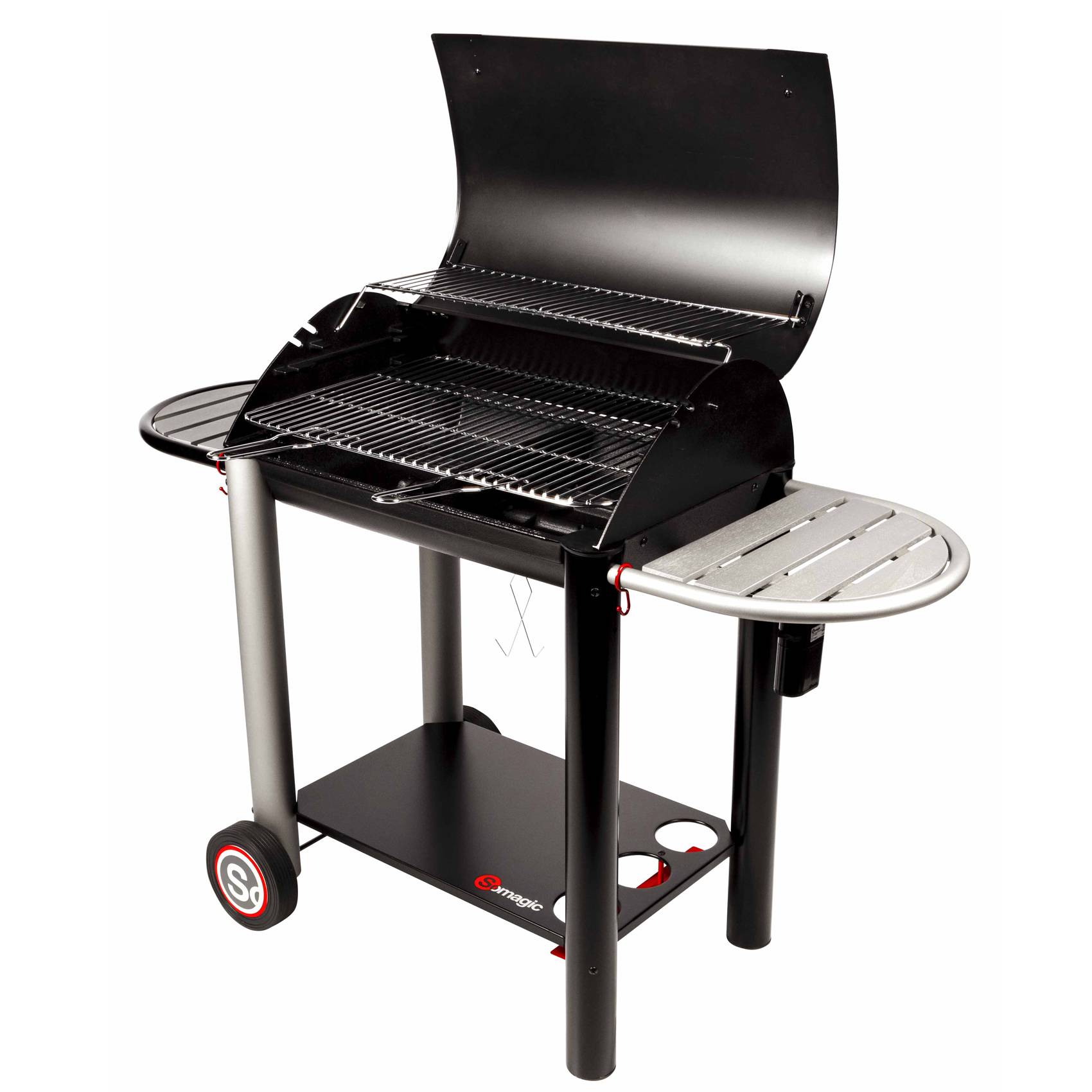 Somagic - Barbecue avec couvercle - SOMAGIC - Métal - Noir - Image 1