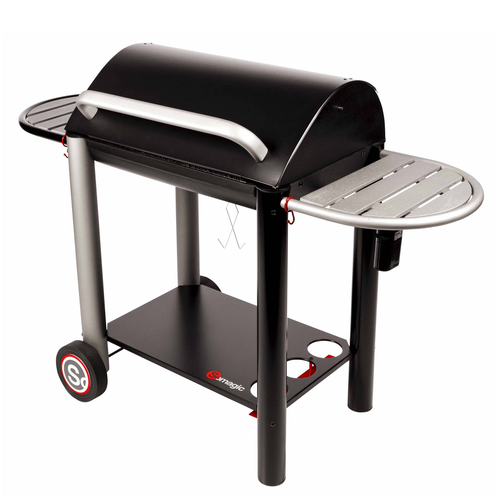 Somagic - Barbecue avec couvercle - SOMAGIC - Métal - Noir - Image 2