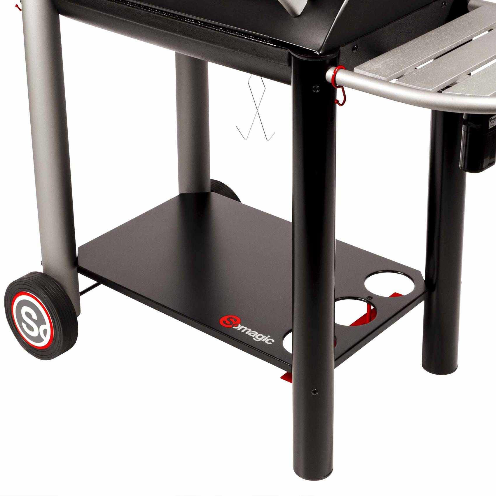 Somagic - Barbecue avec couvercle - SOMAGIC - Métal - Noir - Image 4