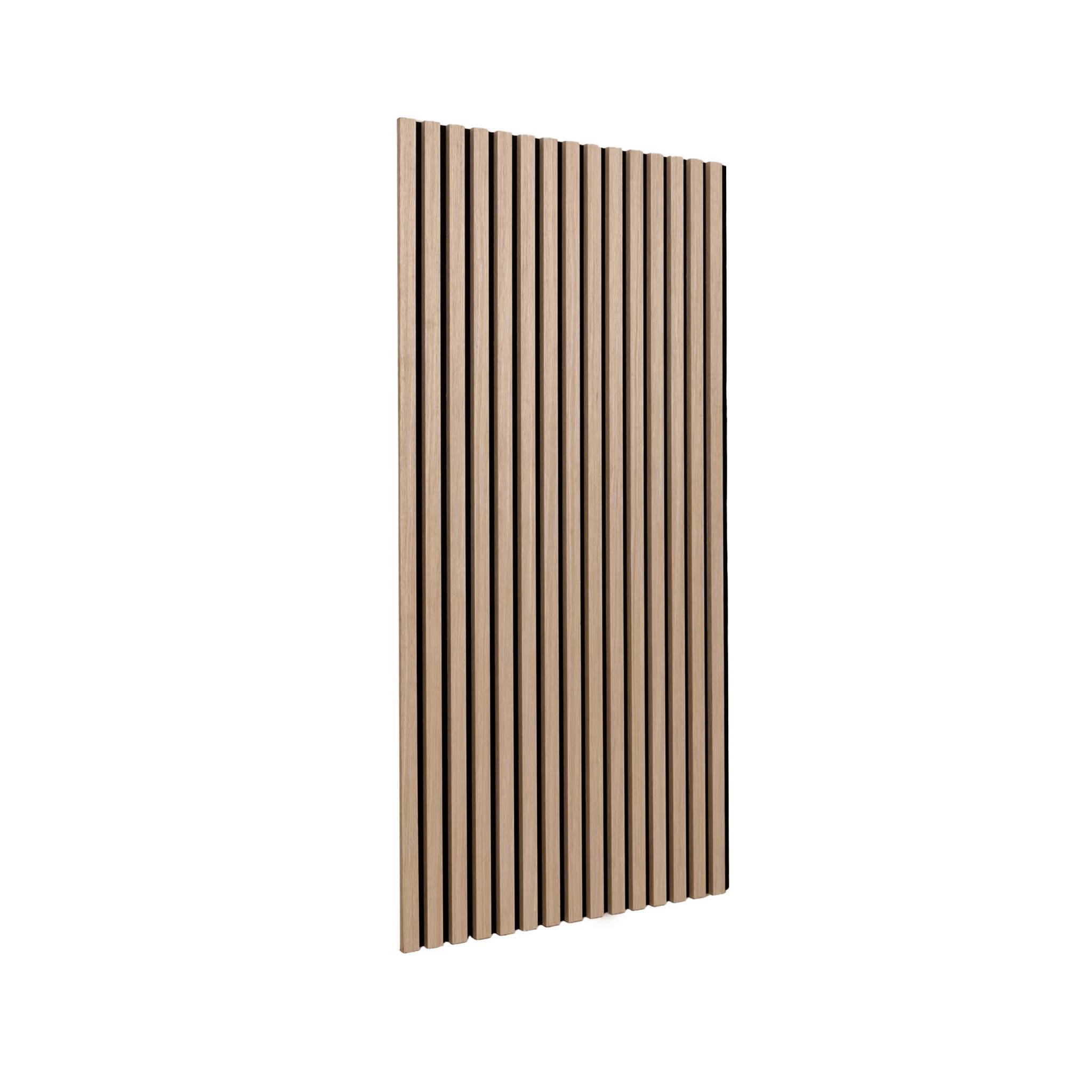 Set de 2 panneaux muraux acoustiques décoratifs en feutrine et MDF chêne 60x120cm - Kyoto | sweeek - Image 2